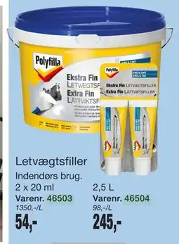 Harald Nyborg Letvægtsfiller tilbud