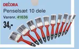Harald Nyborg Penselsæt 10 dele tilbud