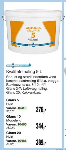 Harald Nyborg Kvalitetsmaling 9 L tilbud