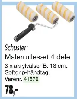 Harald Nyborg Malerrullesæt 4 dele tilbud