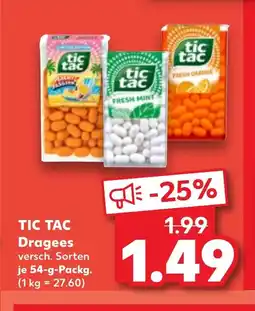 Kaufland DE TIC TAC Dragees tilbud