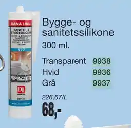 Harald Nyborg Bygge- og sanitetssilikone tilbud