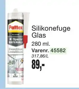 Harald Nyborg Silikonefuge Glas tilbud