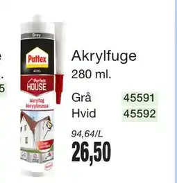 Harald Nyborg Akrylfuge tilbud