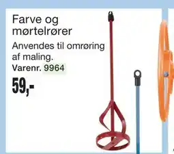 Harald Nyborg Farve og mørtelrører tilbud