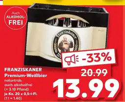 Kaufland DE Franziskaner premium-weißbier tilbud
