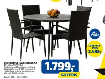 Davidsen Marienlyst havemøbelsæt tilbud
