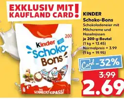 Kaufland DE Kinder schoko-bons tilbud