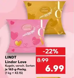 Kaufland DE LINDT Lindor Love tilbud