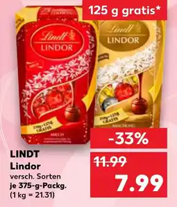Kaufland DE Lindt lindor tilbud