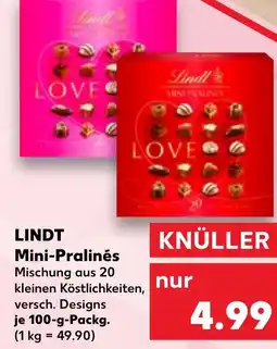 Kaufland DE Lindt mini-pralinés tilbud
