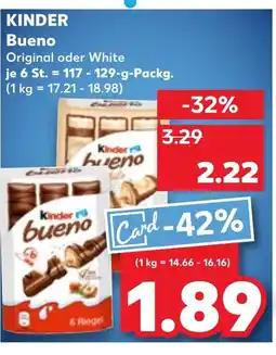 Kaufland DE Kinder bueno tilbud