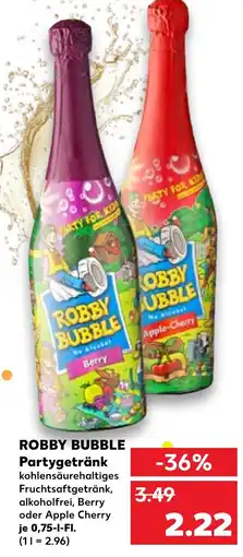 Kaufland DE Robby bubble partygetränk tilbud