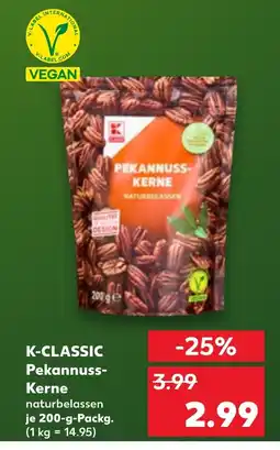 Kaufland DE K-classic pekannuss- kerne tilbud