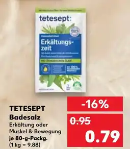 Kaufland DE Tetesept badesalz tilbud