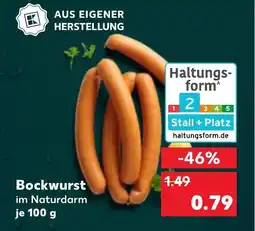 Kaufland DE Bockwurst tilbud