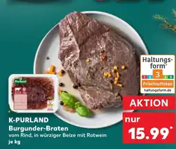 Kaufland DE K-PURLAND Burgunder-Braten tilbud