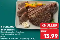 Kaufland DE K-PURLAND Beef Brisket tilbud