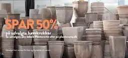 Plantorama SPAR 50% på udvalgte havekrukker tilbud