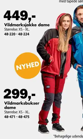Biltema Vildmarksjakke dame tilbud