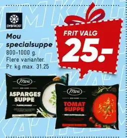 Bilka Mou special-suppe (forskellige) tilbud