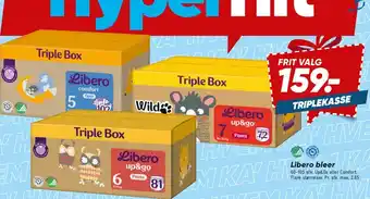 Bilka Libero Triple Box (bleer) tilbud