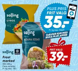 Bilka Salling Frostmarked - Gyros / Adana Kebab tilbud