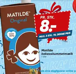 Bilka Matilde kakaomælk tilbud
