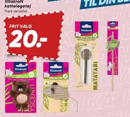 Bilka Vitakraft kattlegetøj tilbud