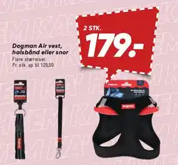 Bilka Dogman Air vest / halsbånd / snor tilbud
