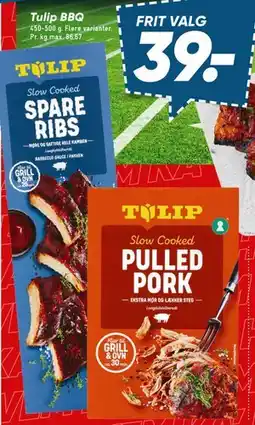 Bilka Tulip Slow Cooked - Pulled Pork / Spare Ribs tilbud