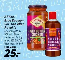 Bilka Al'Fez / Blue Dragon / Go-Tan / Patak's saucer tilbud