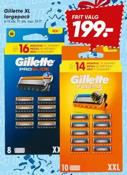 Bilka Gillette ProGlide / Fusion5 largepack tilbud