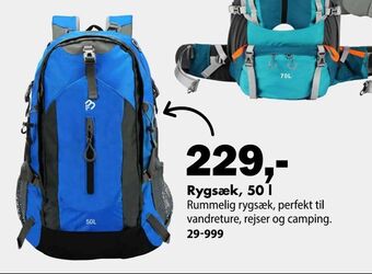 Biltema Rygsæk, 50 l tilbud