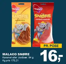 Let-Køb Malaco Snøre tilbud