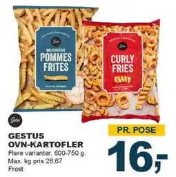 Let-Køb Gestus ovn-kartofler tilbud