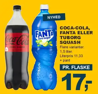 Let-Køb Coca-Cola / Fanta / Tuborg Squash tilbud