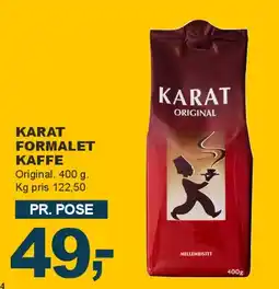 Let-Køb Karat Formalet Kaffe tilbud