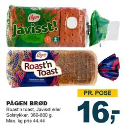 Let-Køb Pågen brød tilbud