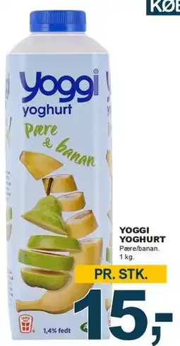 Let-Køb Yoggi yoghurt Pære & banan tilbud