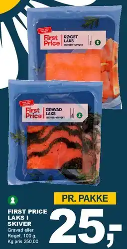 Let-Køb First Price Laks i skiver tilbud