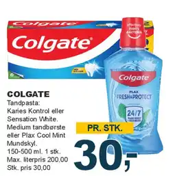 Let-Køb Colgate / Plax mundskyl tilbud