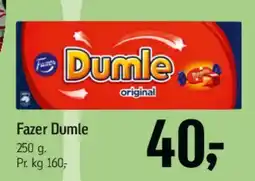 Føtex Fazer Dumle tilbud