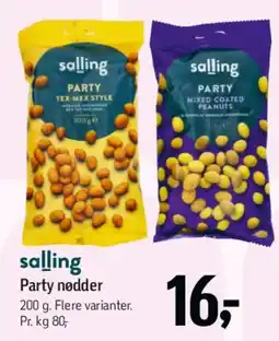 Føtex Salling party nødder tilbud