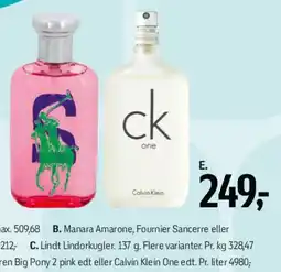 Føtex Parfume (Ralph Lauren / Calvin Klein) tilbud