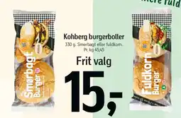 Føtex Kohberg burgerboller tilbud
