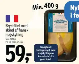 Føtex Brystfilet med skind af fransk majskylling tilbud
