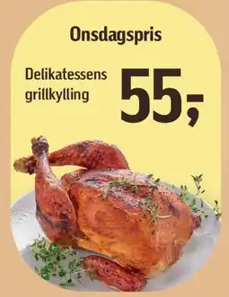 Føtex Delikatessens grillkylling tilbud