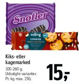 Føtex Kiks- eller kagemarked tilbud