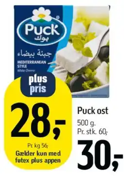 Føtex Puck ost tilbud
